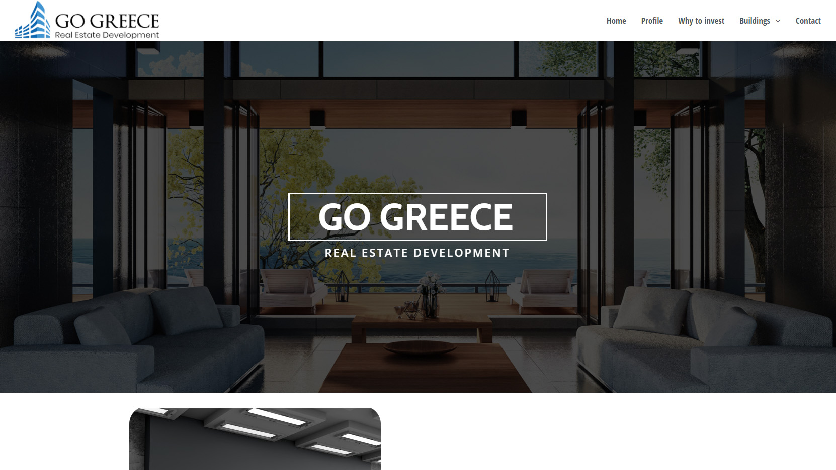Κατασκευή ιστοσελίδας: Go Greece – Real Estate Development