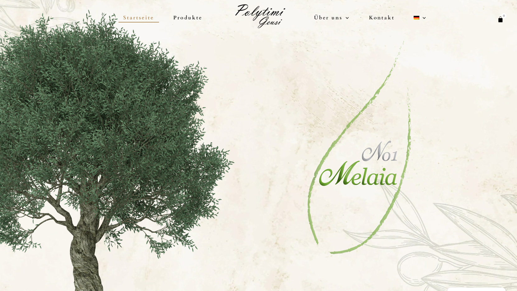 Κατασκευή eShop: No1 Melaia – Πολύτιμη Γεύση