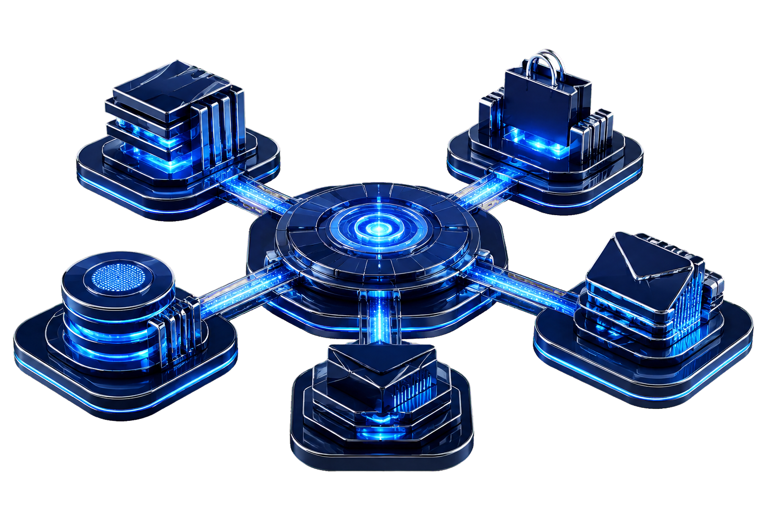 Tasios Designs integrated digital services ecosystem artwork